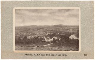 Pittsfield,  Nh - Village From Sunset Hill Farm