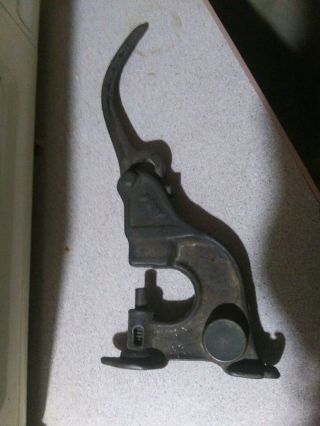 Vintage Cast Iron Pony Rivet Punch Press,  Patent 1900 Antique Tool