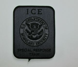 Washington D.  C.  Us Customs Ice Special Reaction Team Swat Federal Police Patch