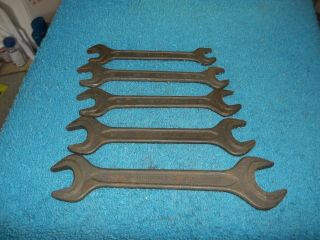 Gedore Set Of Wrenches 12,  14,  13,  15,  16,  17,  18,  19,  20,  22 5 Wrenches All Open End