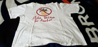 Panamanian Collectibles From Panama Anti - Noriega Shirt " Esta Vaina Se Acabo "