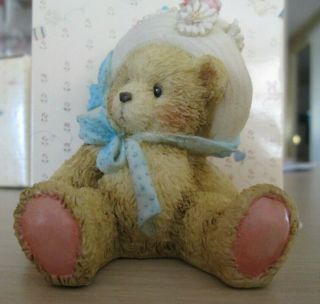 Rare Cherished Teddies Daisy " Friendship Blossoms With Love " Box & Papers 1992