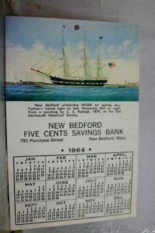 Massachusetts Ma Bedford Savings Bank Postcard Old Vintage Card View Post Pc