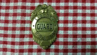 Obsolete - Liberty N.  B.  &t.  Co.  (national Bank Trust) Guard Badge