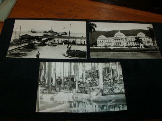 6 Vintage Real Photo Post Cards From Haiti Rppc