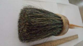 Antique Vintage Paint Brush Natural Bristle Wood Handle Horsehair 5