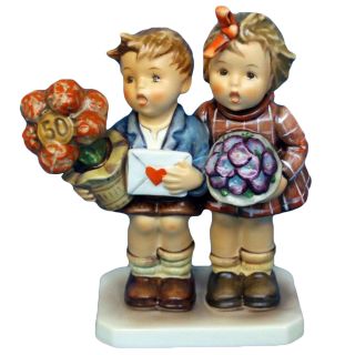 Hummel Figurine,  416 Jubilee (boy And Girl),  6.  25 
