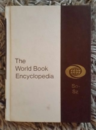 Vintage 1973 World Book Encyclopedia Volume 18 Letter So - Sz