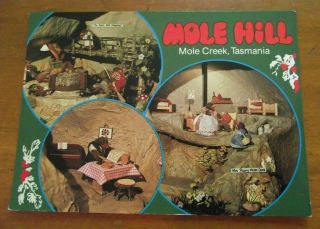Retro Vintage Postcard: Mole Hill,  Mole Creek,  Tasmania 5