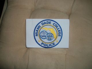 Miami Dade College Police Florida Police Patch