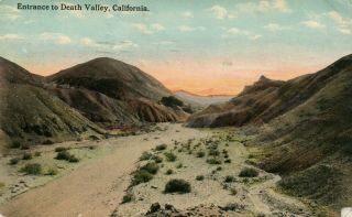 Entrance To Death Valley California Ca Vintage Postcard
