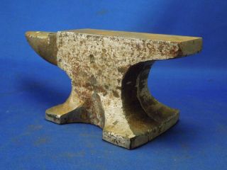 Vintage Small Cast Iron Anvil - Jewelry Leather Handcraft Use - 6 1/2 