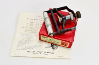 Vintage Millers Falls Chisel And Plane Iron Sharpening Guide,  Jig,  Box & Instr.