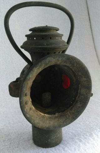 Vintage Neverout Safety Kerosene Bicycle Lamp Hanging Oil Torch Insulated Light 2