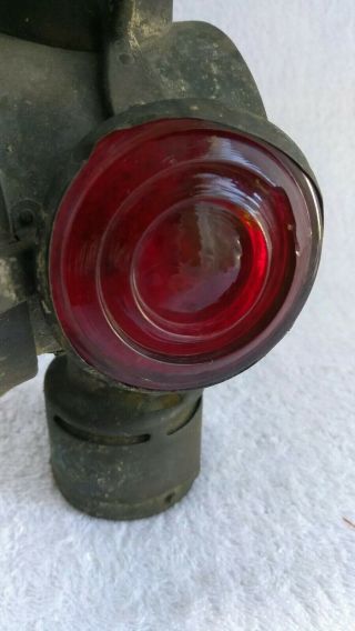 Vintage Neverout Safety Kerosene Bicycle Lamp Hanging Oil Torch Insulated Light 7