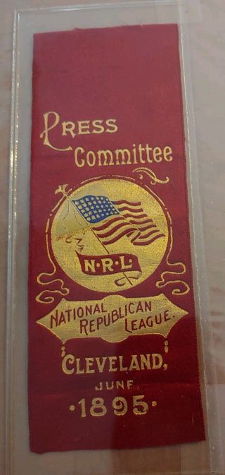 Press Committee N.  R.  L.  1895 Ribbon