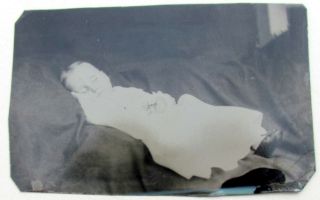 Post - Mortem Antique Tintype Photo Dead Baby