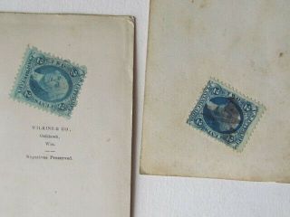 group of cdv photographs with Civil War tax stamps 3