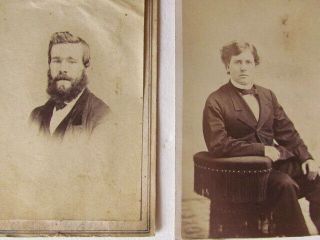 group of cdv photographs with Civil War tax stamps 4