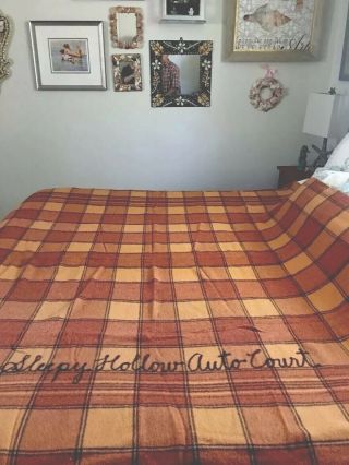 Camp Lodge Wool Blanket Vintage