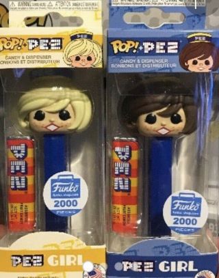 Funko Pop Pez Girl 2 Pack Bundle Limited Edition Shop Exclusive Of 2000 In Hand