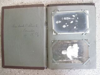 Old Post Card Album with over 60 Vintage Postcards,  Pre - 1920 ' s RPPC ' s Holiday 2