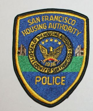 Defunct San Francisco Housing Authority Police City & County Of Sf California Pd