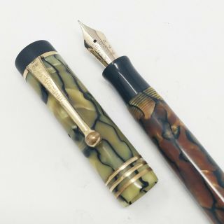 Parker Duofold Jr.  Fountain Pen with 14k Fine Nib - Restored 3