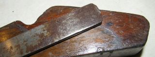 Old infill shoulder plane old woodworking tool rabbet plane Thackeray Cutter 7