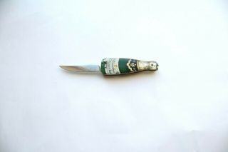 Very Small Handmade Knife From Ussr Prison " Bottle Of Champagne " 1980s