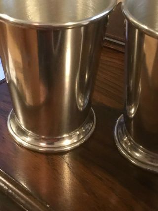 Vintage Kirk Stieff Pewter Cups (2)