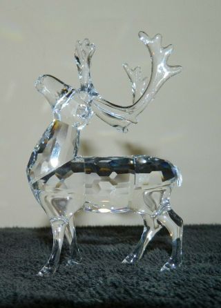Swarovski Silver Crystal Reindeer,  Box,  7475 000 602