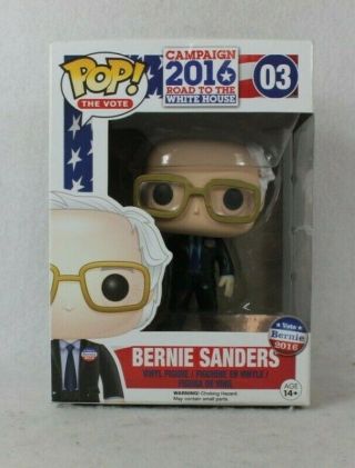 Funko Pop Bernie Sanders Vinyl Figure 03 Vaulted The Vote Campaign 2016