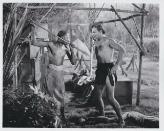 Vintage Photograph - Lex Barker - " Tarzan And The Slave Girl "