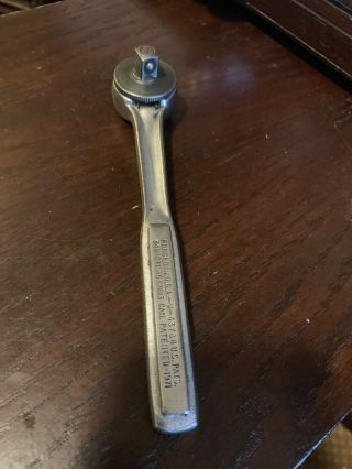 Craftsman Flying - V - 3/8” Drive =V= Series Ratchet Wrench USA Vintage 3