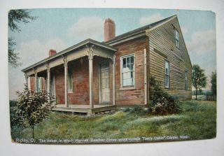 1910 Era Ripley,  Ohio,  House Of Harriet Beecher Stowe Postcard