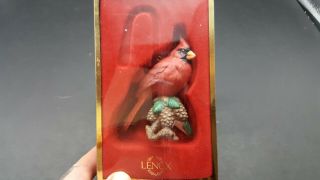 Lenox Winter Greetings Cardinal Bird Christmas Ornament