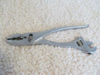 Vintage Duluth Mn Diamalloy Handyboy Pliers Adjustable Wrench Multitool Dh18