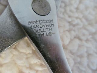 Vintage DULUTH MN Diamalloy Handyboy Pliers Adjustable Wrench Multitool DH18 4