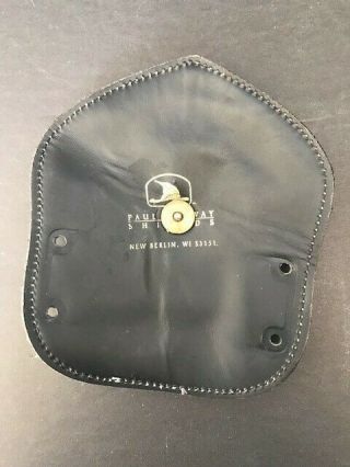 FIRE CAPTAIN,  LOS ANGELES COUNTY FIRE DEPARTMENT,  Front Leather Helmet Shield 2