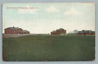 Epileptic Village—new Castle In Antique Medical Postcard—henry County Indiana