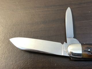 Vintage Winchester USA 2956 Jigged Bone 2 Blade Jack Knife 8