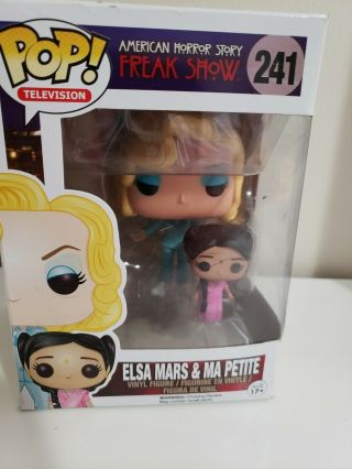 Funko Pop 241 American Horror Story Season 4 Elsa Mars And Ma Petite