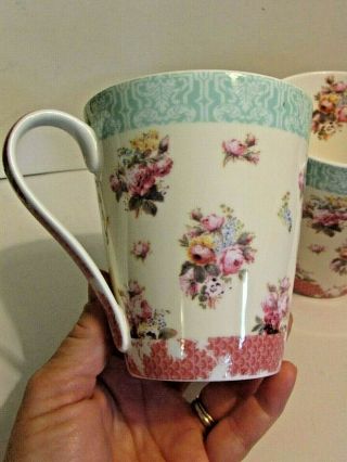 (2) Victoria & Albert Museum V & A Roses Bone China Coffee Tea Cup,  Mug 2
