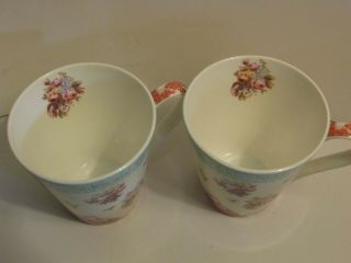 (2) Victoria & Albert Museum V & A Roses Bone China Coffee Tea Cup,  Mug 4