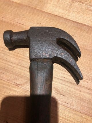 Rare Voight 1902 Patent Double Claw Hammer