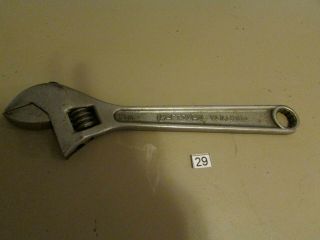 Vintage Craftsman Vanadium 8 " Adjustable Wrench J.  P.  Danielson 9/16 " Usa Tool