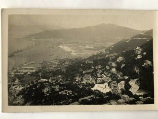 Photo Postcard Of Mid - Levels Hong Kong - Circa 1930s