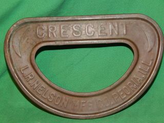 Vintage Crescent By L.  R.  Nelson Mfg. ,  Lawn Sprinkler All Brass