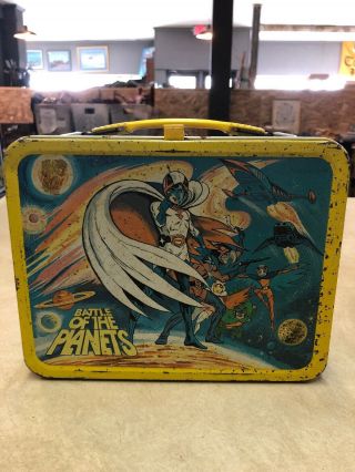 1979 Battle Of The Planets Metal Lunch Box W/ Thermos